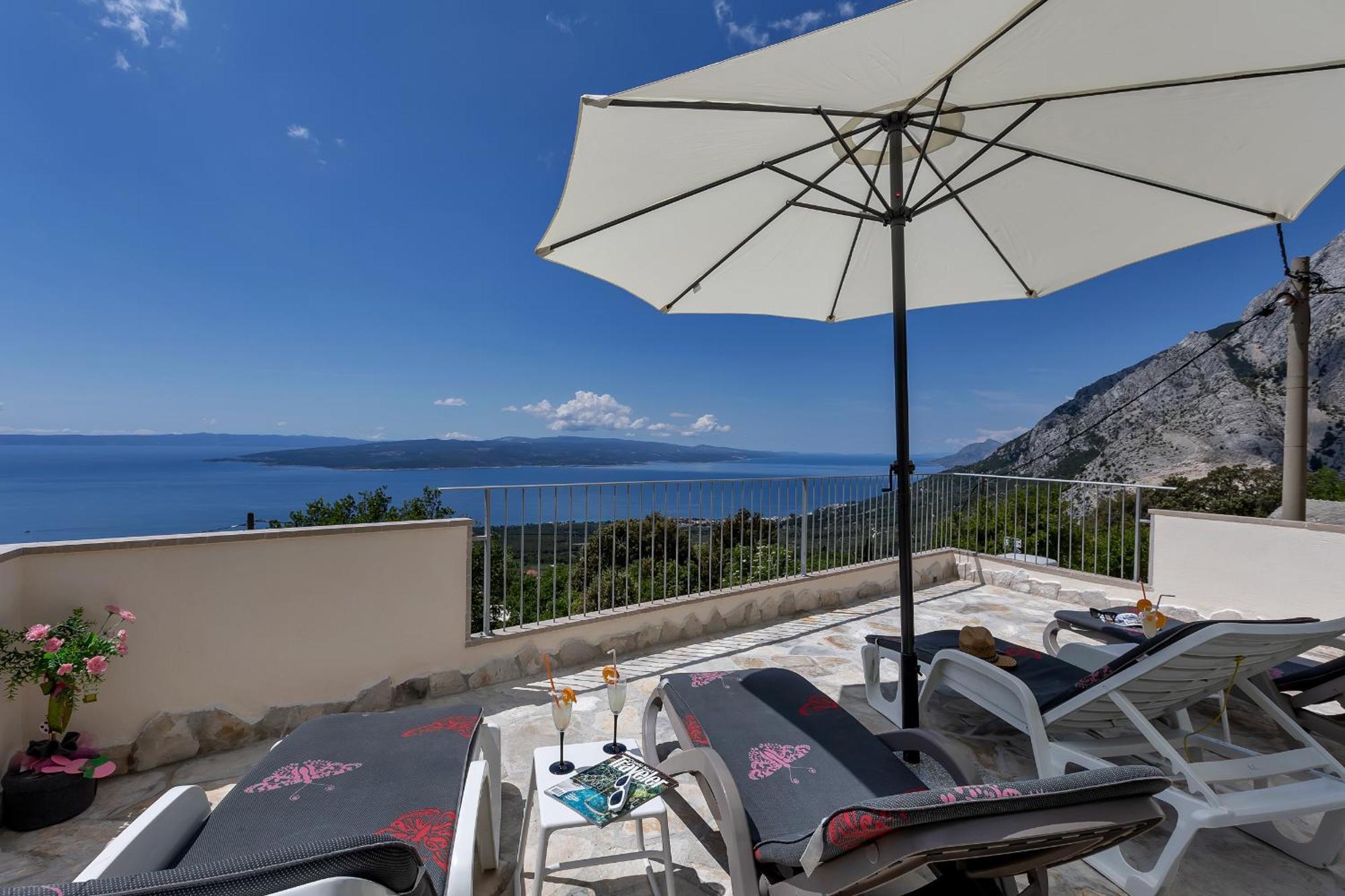 Holiday Home Marta With Heated Pool,Grill,Sea View Bast Exterior foto